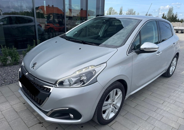 Peugeot 208 cena 39500 przebieg: 46300, rok produkcji 2018 z Wyszków małe 106